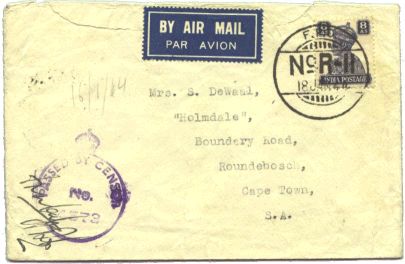 British Army Post Office Egypt