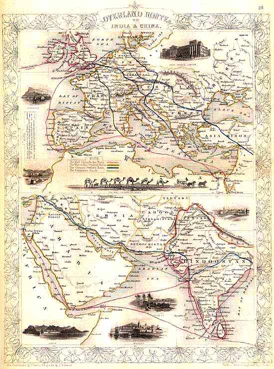 Overland Routes to India and China